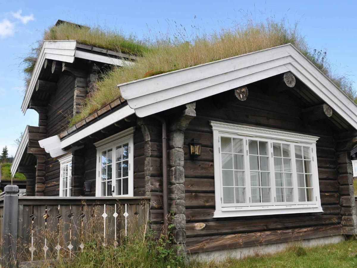 8 Person Holiday Home In F Vang Favang Exteriör bild