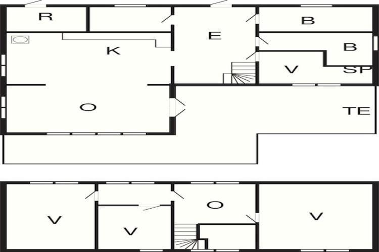 8 Person Holiday Home In F Vang Favang Exteriör bild