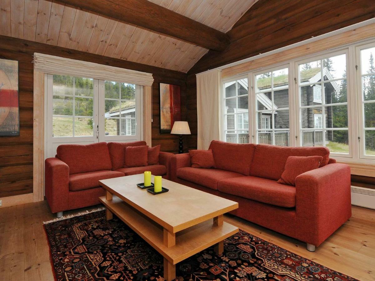 8 Person Holiday Home In F Vang Favang Exteriör bild